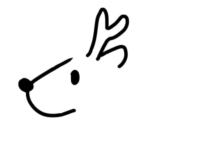 トナカイの描き方