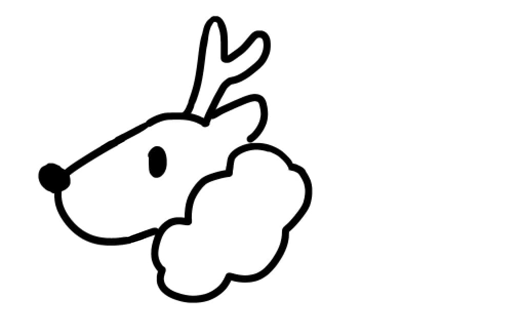 トナカイの描き方