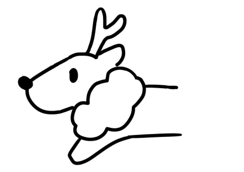 トナカイの描き方